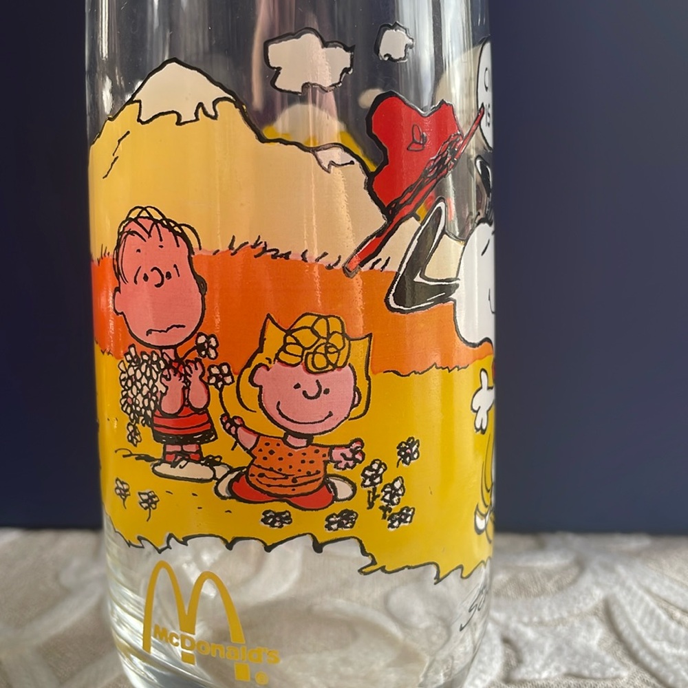 McDonald’s Camp Snoopy Collection “Civilization is Overrated” Collectible Glass - Picture 12 of 12